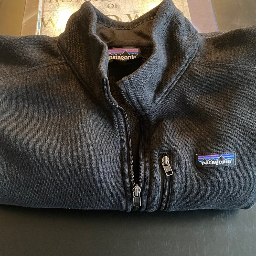 Patagonia Men's Better Sweater 1/4 zip Black size XXL